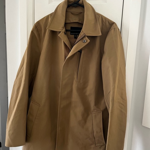 Banana Republic Khaki Trench Coat Small — classic / lightweight - Picture 14 of 16